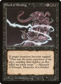Word of Binding - The Dark - Magic: The Gathering card