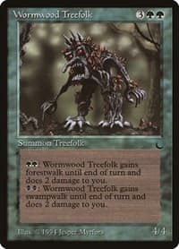 Wormwood Treefolk - The Dark - Magic: The Gathering card