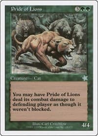 Pride of Lions - Starter 1999 - Magic: The Gathering card