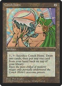 Conch Horn - Fallen Empires - Magic: The Gathering card