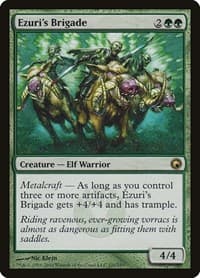 Ezuri's Brigade - Scars of Mirrodin - Magic: The Gathering card