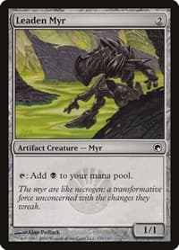 Leaden Myr - Scars of Mirrodin - Magic: The Gathering card