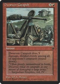 Dwarven Catapult - Fallen Empires - Magic: The Gathering card