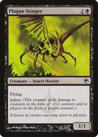 Plague Stinger - Scars of Mirrodin - Magic: The Gathering card