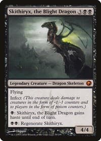 Skithiryx, the Blight Dragon - Scars of Mirrodin - Magic: The Gathering card