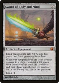 Sword of Body and Mind - Scars of Mirrodin - Magic: The Gathering card