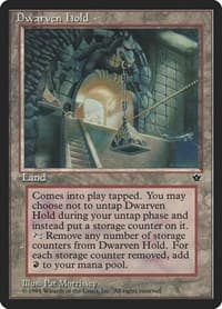 Dwarven Hold - Fallen Empires - Magic: The Gathering card