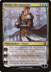 Venser, the Sojourner - Scars of Mirrodin - Magic: The Gathering card