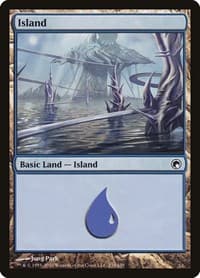 Island (235) - Scars of Mirrodin - Magic: The Gathering card