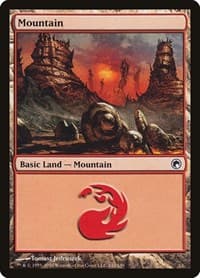 Mountain (242) - Scars of Mirrodin - Magic: The Gathering card