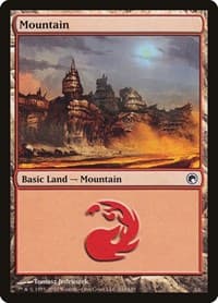 Mountain (243) - Scars of Mirrodin - Magic: The Gathering card
