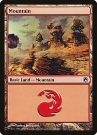 Mountain (245) - Scars of Mirrodin - Magic: The Gathering card