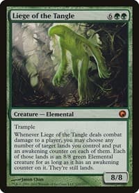 Liege of the Tangle - Scars of Mirrodin - Magic: The Gathering card
