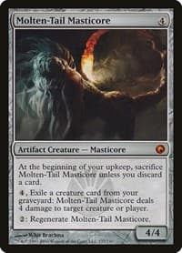 Molten-Tail Masticore - Scars of Mirrodin - Magic: The Gathering card