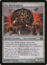 Myr Battlesphere - Scars of Mirrodin - Magic: The Gathering card