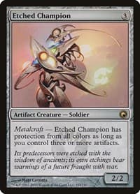 Etched Champion - Scars of Mirrodin - Magic: The Gathering card