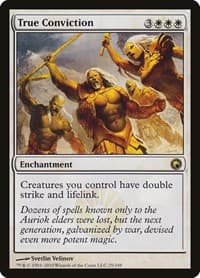 True Conviction - Scars of Mirrodin - Magic: The Gathering card