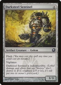 Darksteel Sentinel - Scars of Mirrodin - Magic: The Gathering card