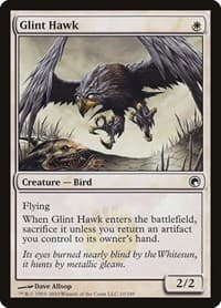 Glint Hawk - Scars of Mirrodin - Magic: The Gathering card