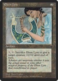 Elven Lyre - Fallen Empires - Magic: The Gathering card