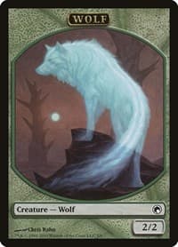 Wolf Token - Scars of Mirrodin - Magic: The Gathering card