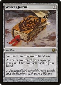 Venser's Journal - Scars of Mirrodin - Magic: The Gathering card