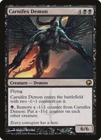 Carnifex Demon - Scars of Mirrodin - Magic: The Gathering card
