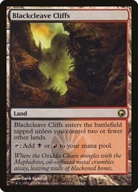 Blackcleave Cliffs - Scars of Mirrodin - Magic: The Gathering card