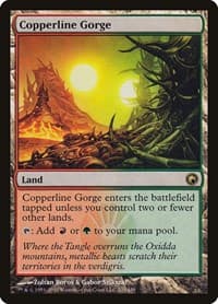 Copperline Gorge - Scars of Mirrodin - Magic: The Gathering card