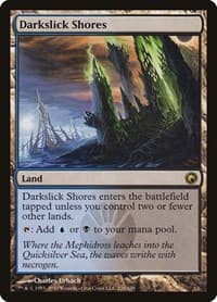 Darkslick Shores - Scars of Mirrodin - Magic: The Gathering card