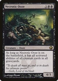 Necrotic Ooze - Scars of Mirrodin - Magic: The Gathering card