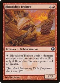 Bloodshot Trainee - Scars of Mirrodin - Magic: The Gathering card