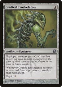 Grafted Exoskeleton - Scars of Mirrodin - Magic: The Gathering card