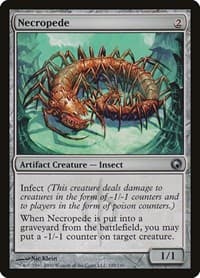 Necropede - Scars of Mirrodin - Magic: The Gathering card