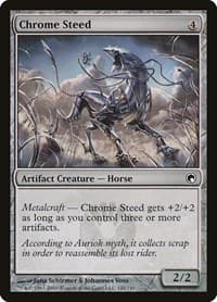Chrome Steed - Scars of Mirrodin - Magic: The Gathering card