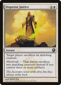 Dispense Justice - Scars of Mirrodin - Magic: The Gathering card