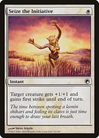 Seize the Initiative - Scars of Mirrodin - Magic: The Gathering card