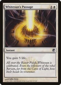 Whitesun's Passage - Scars of Mirrodin - Magic: The Gathering card