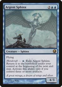 Argent Sphinx - Scars of Mirrodin - Magic: The Gathering card