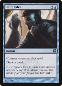 Halt Order - Scars of Mirrodin - Magic: The Gathering card