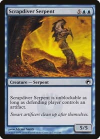 Scrapdiver Serpent - Scars of Mirrodin - Magic: The Gathering card