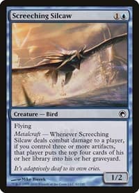 Screeching Silcaw - Scars of Mirrodin - Magic: The Gathering card