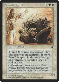 Farrelite Priest - Fallen Empires - Magic: The Gathering card