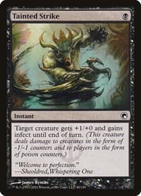 Tainted Strike - Scars of Mirrodin - Magic: The Gathering card