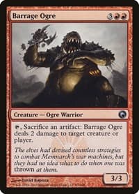 Barrage Ogre - Scars of Mirrodin - Magic: The Gathering card