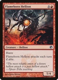 Flameborn Hellion - Scars of Mirrodin - Magic: The Gathering card