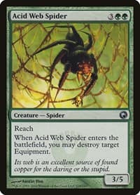 Acid Web Spider - Scars of Mirrodin - Magic: The Gathering card