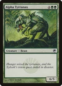 Alpha Tyrranax - Scars of Mirrodin - Magic: The Gathering card