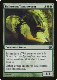 Bellowing Tanglewurm - Scars of Mirrodin - Magic: The Gathering card
