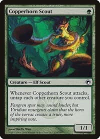 Copperhorn Scout - Scars of Mirrodin - Magic: The Gathering card